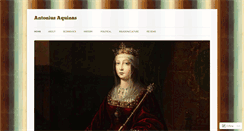 Desktop Screenshot of antoniusaquinas.com